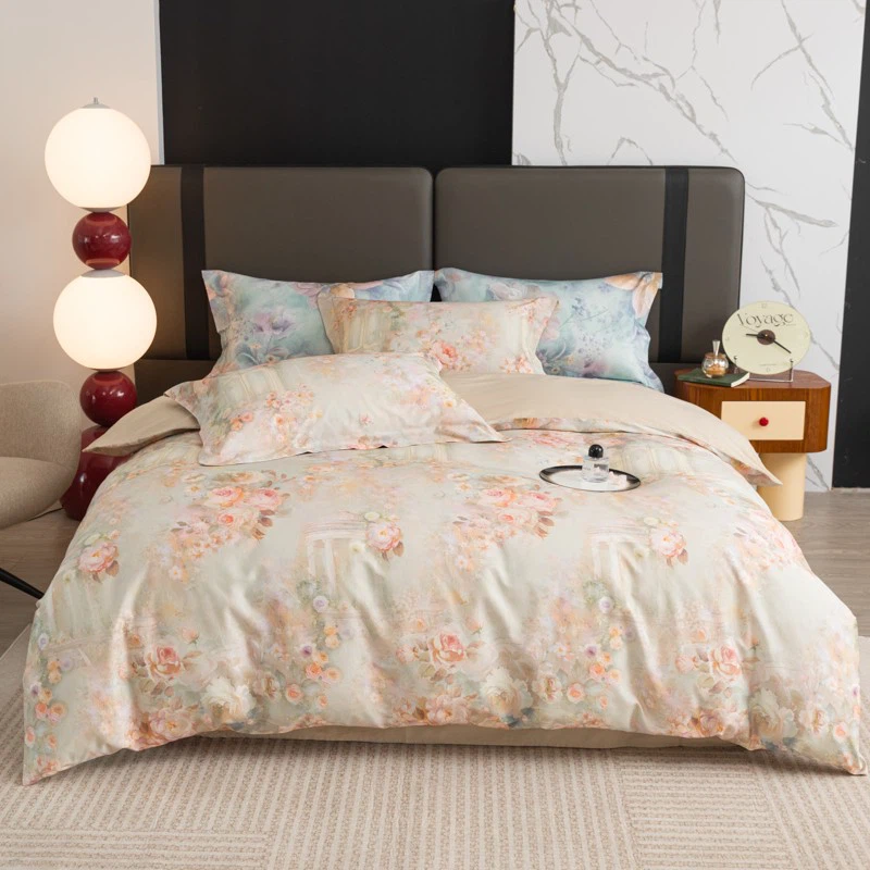 Printed Four-piece Bedding Set factory